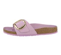 Birkenstock Madrid Big Fibbia Cuoio Naturale Lacca Muli Stretto Pantofole Donna