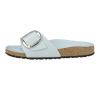 Birkenstock Madrid Big Fibbia Cuoio Naturale Lacca Muli Stretto Pantofole Donna