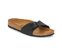 Birkenstock, Madrid Birko-Flor, Sandali, Unisex - Adulto, Nero, 36 EU (Normale)