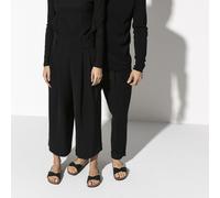 BIRKENSTOCK MADRID BLACK CIABATTE UOMO DONNA NERO CALZATA STRETTA