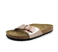 Birkenstock - Women's Madrid BF Metallic - Sandali da trekking EU 41 - Narrow marrone/beige