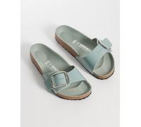 Birkenstock - Madrid - Sandali verde salvia puro-Blu 38