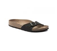 BIRKENSTOCK Madrid Vegan nero Ciabatte Unisex monosfascia fibbia - Colore: Nero, Taglia: 43