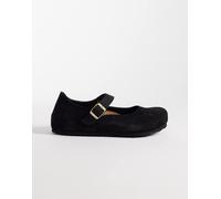Birkenstock - Mantova - Scarpe Mary Jane in camoscio nere-Nero 35