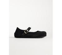 Birkenstock - Mantova - Scarpe Mary Jane in camoscio nere-Nero 41