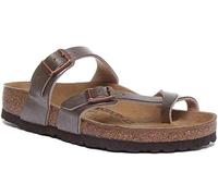 Birkenstock Passe-pouces Mayari Birko-Flor Graceful Taupe, Sandali Donna, 41 EU Larga