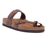 Birkenstock Mayari Mayari In Pelle Oiled Marrone Scuro Taglia UK 2-9