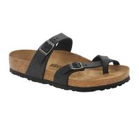 Birkenstock Mayari Pelle oliata, Sandalo Donna, Nero (Noir Noir), 39 EU
