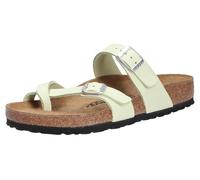 Birkenstock - MAYARI PELLE - SANDALO INFRADITO CON DOPPIO CINTURINO REGOLABILE 38/FADED LIME-L