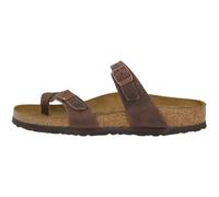 Birkenstock Mayari Sandali In Nubuck Olio Stretti Da Donna