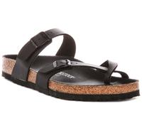 Birkenstock Mayari Sandalo Donna In Pelle Nero Slip-On Con Cinturino EU37-41