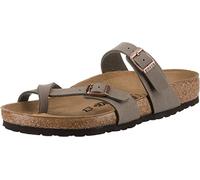 Sandali Birkenstock da donna, modello Mayari, tomaia in pelle, colore Stone, ...