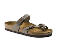 Sandali Birkenstock da donna, modello Mayari, tomaia in pelle, colore Stone, ...