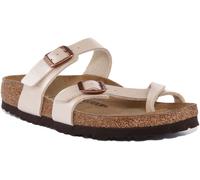Birkenstock Mayari Toe Loop Graceful Pearl Cream Donna Trainer UK 2 - 8