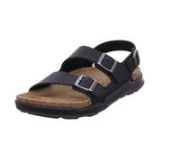 Birkenstock Milano Adventure Men Artic Old Black, Oiled Lea, Sandalo Uomo, Nero, 42 EU