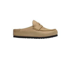 Birkenstock - Mocassini in cuoio oliato - Naples Wrapped LEOI Regular Tabacco Brown per Donne - Taglia 44 - Marrone
