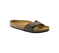 Birkenstock - Mules in materiale sintetico - Madrid Birko-Flor Narrow Dark Brown per Donne in Pelle - Taglia 40 - Marrone