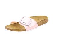 Birkenstock Mules Madrid Big Buckle Pelle Naturale, Rosa, 41 EU Étroit