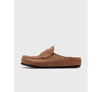Birkenstock Naples Wrapped Natural Leather Oiled men Sandals & Slides brown in taglia:44
