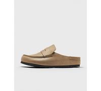 Birkenstock Naples Wrapped Oiled Leather men Sandals & Slides brown in taglia:44