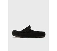 Birkenstock Naples Wrapped Suede Leather men Sandals & Slides black in taglia:45