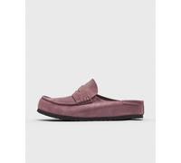 Birkenstock Naples Wrapped Suede Leather men Sandals & Slides purple in taglia:37