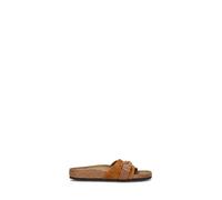 BIRKENSTOCK OITA BRADED Ciabatta donna marrone in suede 41