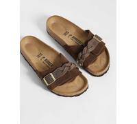 Birkenstock - Oita - Sandali in camoscio intrecciato color carafe-Marrone 41