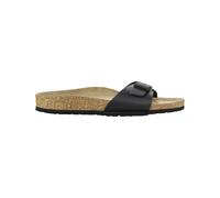 Birkenstock - Pantofole in materiale sintetico - Madrid Birko-Flor Regular Black per Donne in Pelle - Taglia 45 - Nero