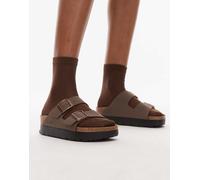 Birkenstock - Papillio Arizona - Sandali color mocca con plateau flessibile-Marrone 37