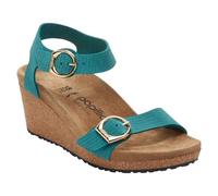Birkenstock Papillio Soley - Sandali con zeppa (Biscay Bay, sistema di taglie US Footwear, Adulto, Donna, Gamma Numerica, Stretti, 9, 9.5)