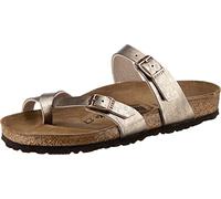 Birkenstock Passe-pouces Mayari Birko-Flor Graceful Taupe, Sandali Donna, 36 EU Larga