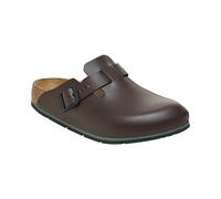 Birkenstock Professional Boston PRO Clog Uomo In Nabuk Marrone Scuro