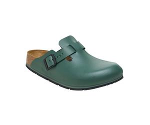Birkenstock Professional Boston PRO Verde Zoccoli Clogs In Nappa Cinturino 2
