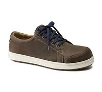 BIRKENSTOCK Qs 500 - Scarpe di sicurezza professionali unisex QS 500, in pelle naturale, taglia 42, colore: Bianco, marrone, 40 EU