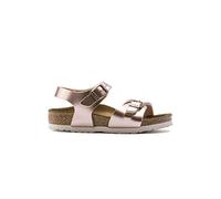 Birkenstock Rio EVA, Sandali con Cinturino alla Caviglia Bambina, Marrone Electric Metallic Copper, 26 EU