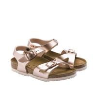 BIRKENSTOCK RIO KIDS ELECTRIC METALLIC COPPER SANDALI BAMBINO DONNA BIRKOFLOR