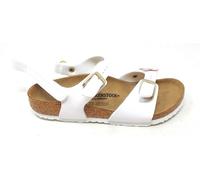 Birkenstock Rio Plain white 1029561 sandalo kids bianco a pianta stretta