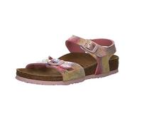 Birkenstock Rio, Sandali con Cinturino alla Caviglia Bambina, Multicolore Water Color Multi Water Color Multi, 25 EU