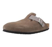 Birkenstock Sabot Boston in Camoscio Grigio, Taglia: 42