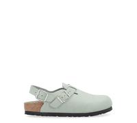 Birkenstock Sabot Tokio in Pelle Nabuk Grigia, Taglia: 40