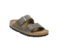 Birkenstock - Sandali - Arizona Oiled Leather Faded Khaki per Uomo in Pelle - Taglia 38 - Kaki Kaki 38