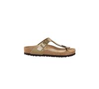 Sandali Birkenstock Gizeh Birko-Flor oro marrone donna - 36