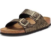 Birkenstock Sandali da donna, nero Python lucido, modello stretto