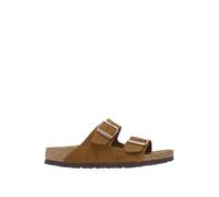 Sandali Birkenstock Arizona Suede Leather Marron 36 Stretto