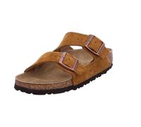 Sandali Birkenstock Arizona Suede Leather Marron 39 Stretto