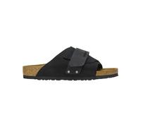 Birkenstock - Sandali in cuoio - Kyoto Nubuck Leather/Suede Narrow Black per Uomo - Taglia 39 - Nero Nero 39