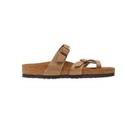 Birkenstock Mayari Brown, Oiled Leather, Sandalo Donna, Marrone Tabacco, 38 EU