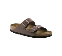 Birkenstock - Sandali in pelle di suede sintetica - Arizona Birkibuc Regular Mocha per Uomo - Taglia 42 - Marrone