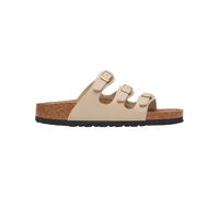 Birkenstock - Sandali leggeri - Florida Birko-Flor Narrow Sandcastle per Donne in Pelle - Taglia 40 - Beige